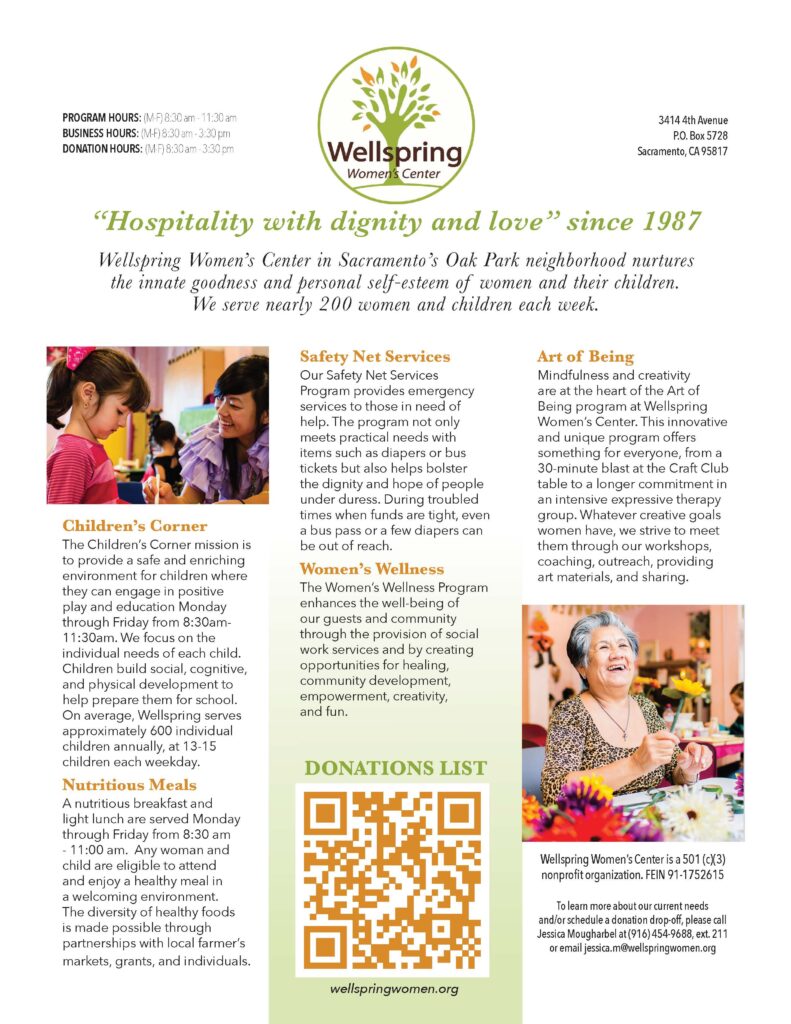 Wellspring Flyer 2024